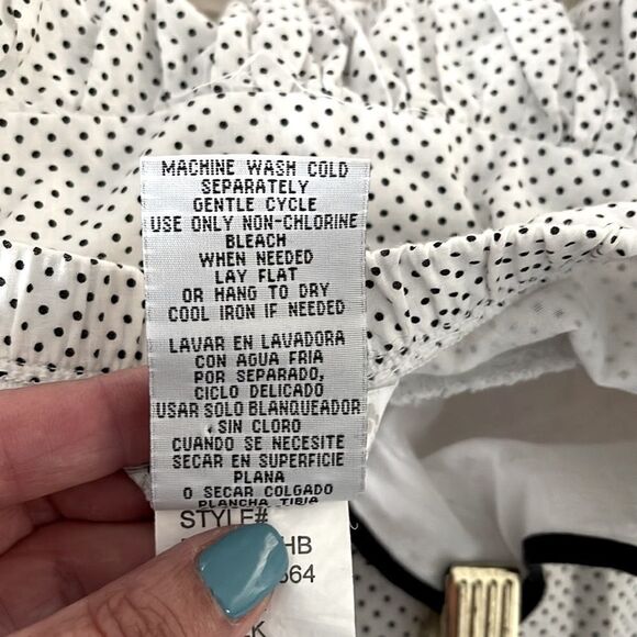 NWOT Speechless White & black Polka Dot Dress SIZE‎ 3 - Picture 6 of 6
